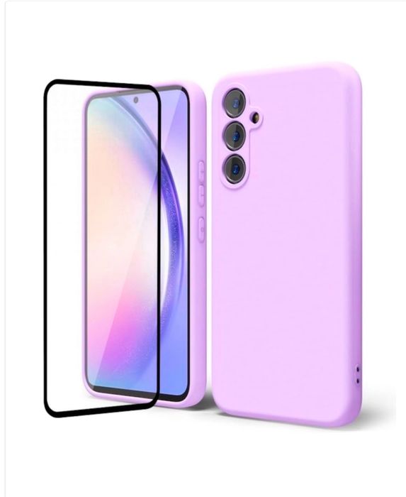 Samsung A07/A17/A16/A26/A36/A56 Husa Soft Touch + Folie Sticla Esd