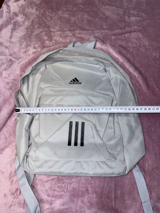 Ghiozdan Rucsac Adidas Gri Bej Crem Negru Nou nepurtat New never worn