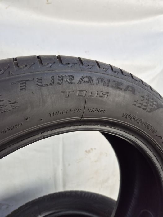 4бр 195 55 16 Bridgestone летни - 21г