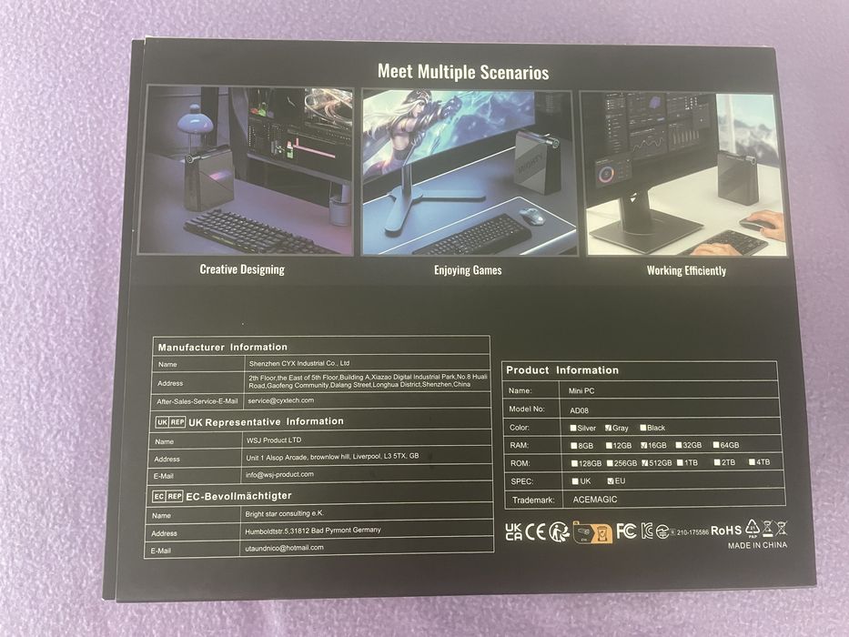 Mini PC - i9 - Ryzen 7