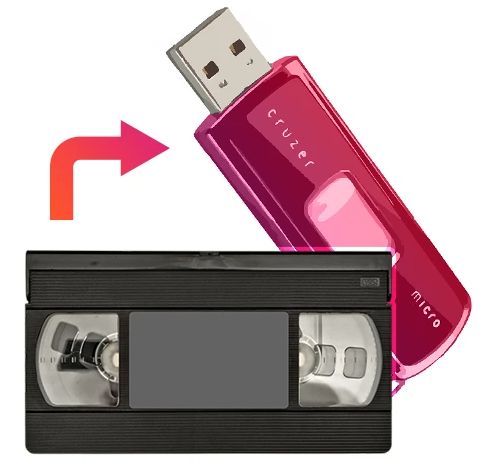 Прехвърляне на видеокасетки VHS, miniDV на Флашка, USB Flash - 10 лв