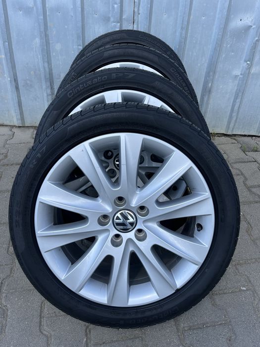 Jante 5x112mm anvelope iarna 225/45 R17 VW Passat Golf 5/6/7/8 Touran