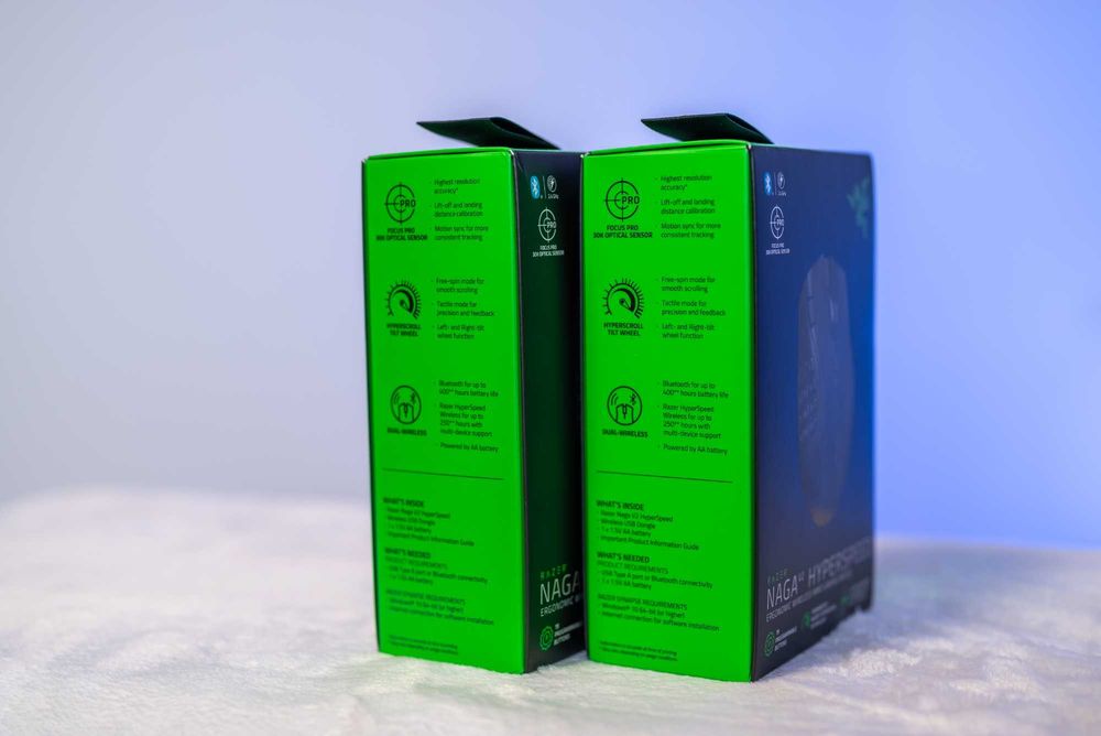 Mouse Razer Naga V2 Hyperspeed - 19 butoane MMO
