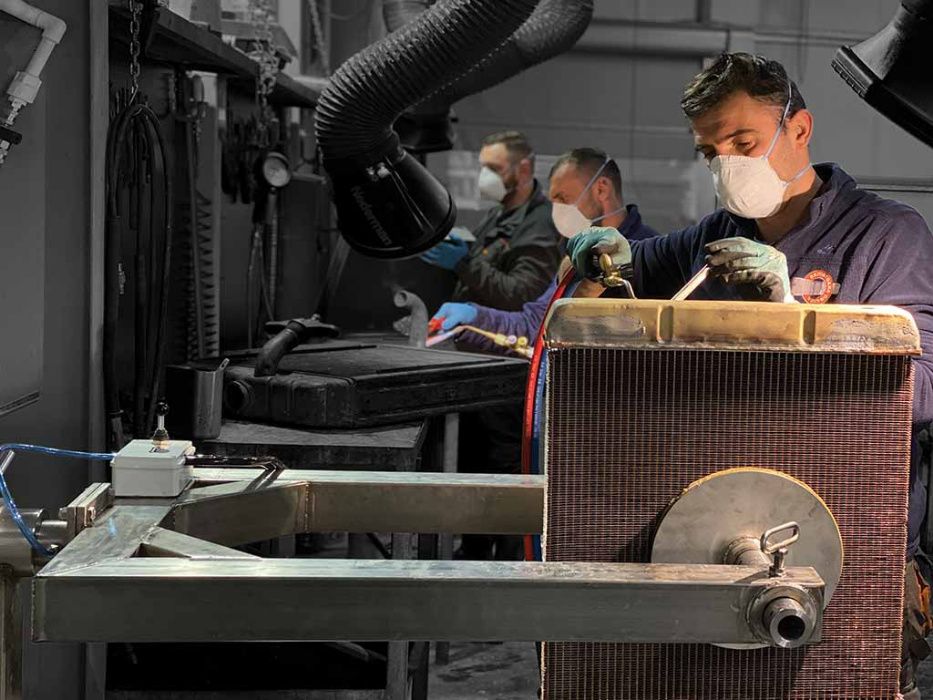 Reparatii radiatoare din cupru si aluminiu utilaje agricole