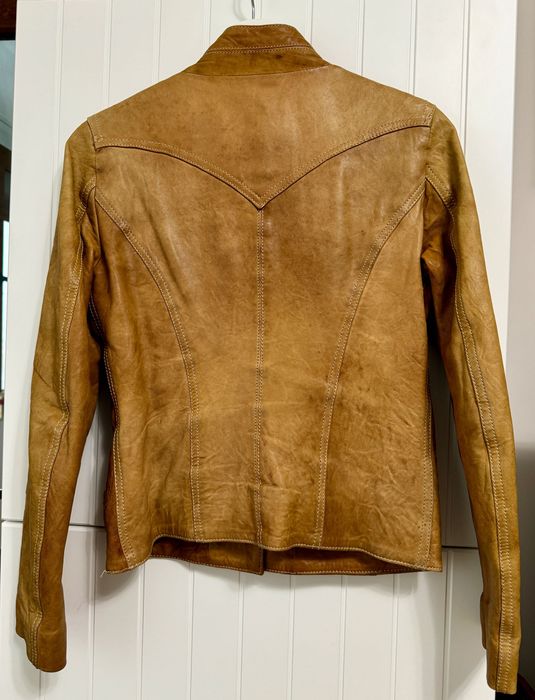 Дамско яке LUTER естествена кожа S