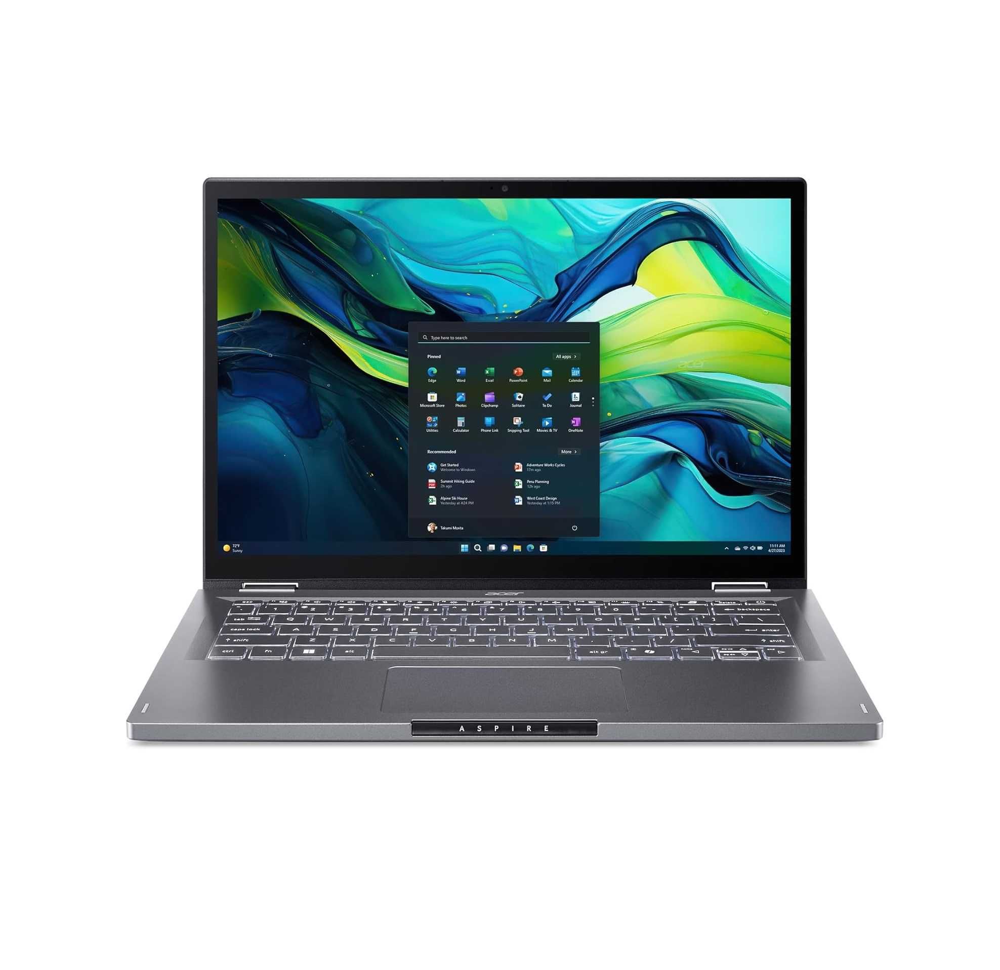 Ноутбук Acer SPIN 14 /i5-120U/8GB/512GB/14.0 FHD/X360