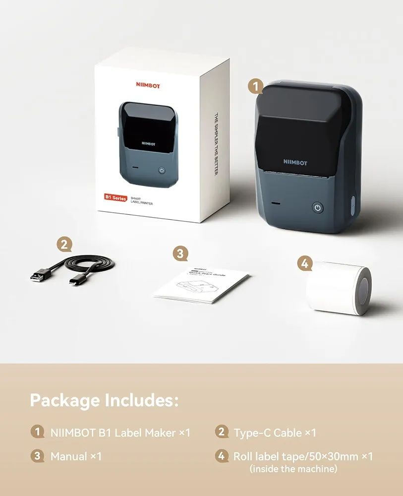 Niimbot B1 original printer. B21Sning hamyonbop versiyasi.