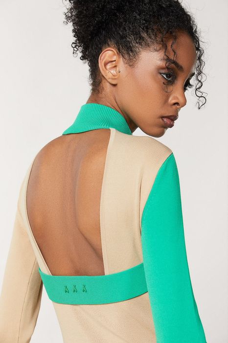 Рокля Patrizia Pepe,еластично, плетиво, детайли Fly,размер 2/М, нова!