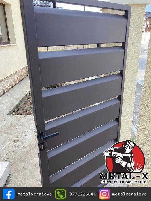 Fabrica de porti metalice tip jealuzea MONTAJ GRATIS