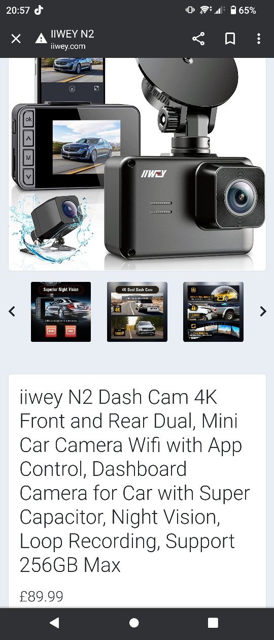 IIWEY Dashcamera