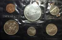 Set de monetărie 1965 monede proof Canada 43,13g argint