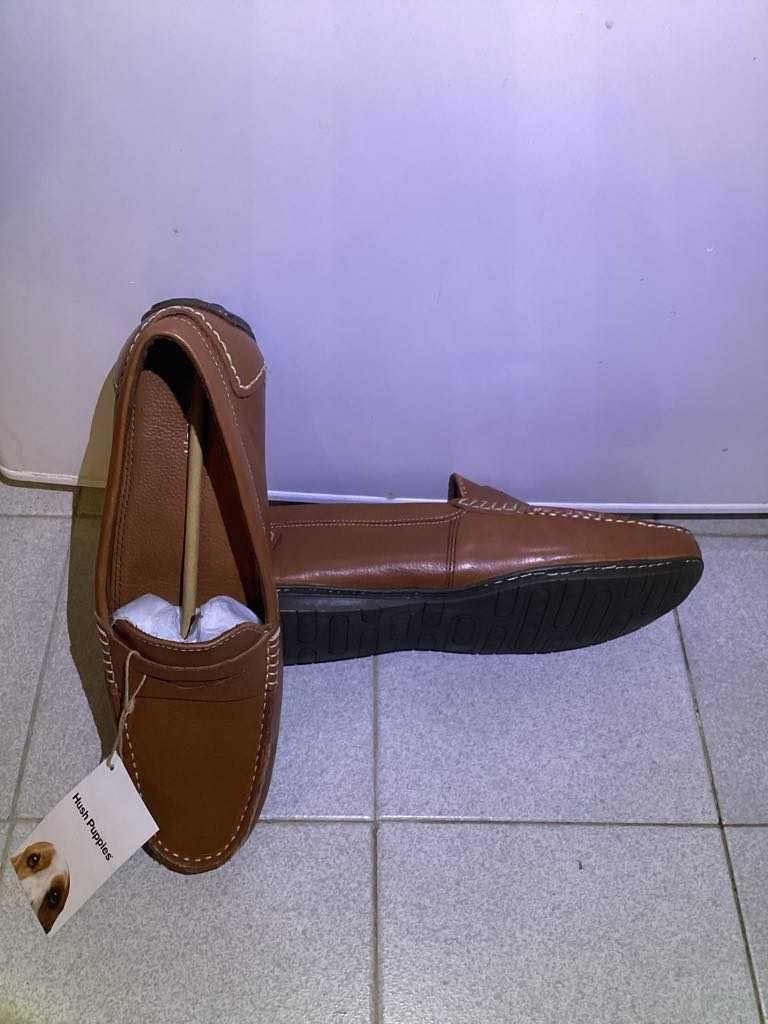 Мъжки мокасини кожа hush Puppies номер 43.
