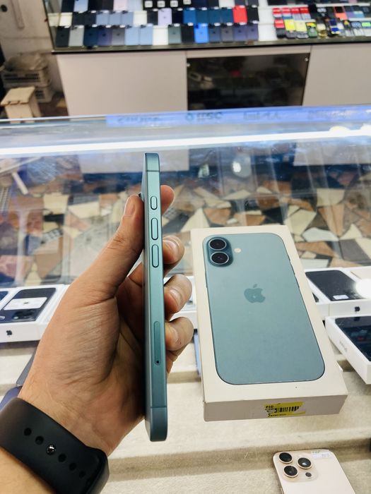 iPhone 16  128 gb teal yengide 15 sikl