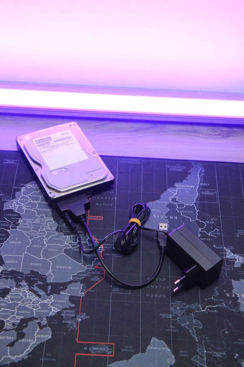 Toshiba 1TB HDD 3.5" + USB hdd adapter