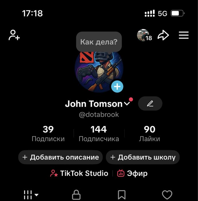 Тик ток аккаунт США