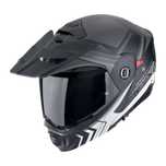 Casca moto Flip-up Scorpion ADX-2 Lewis Matt Black/Silver
