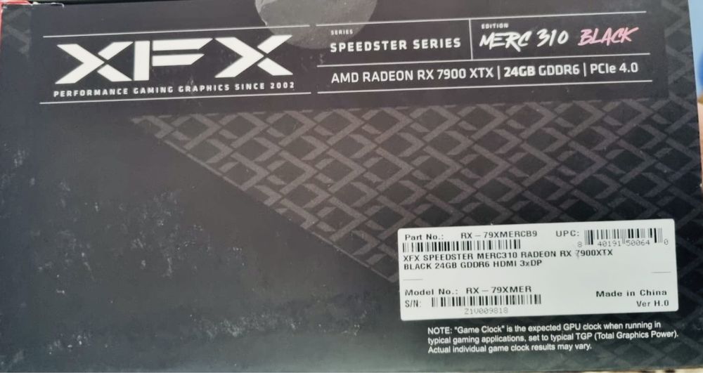 Vand placa video XFX Speedster Merc 310 RX7900XTX 24GB 384bit