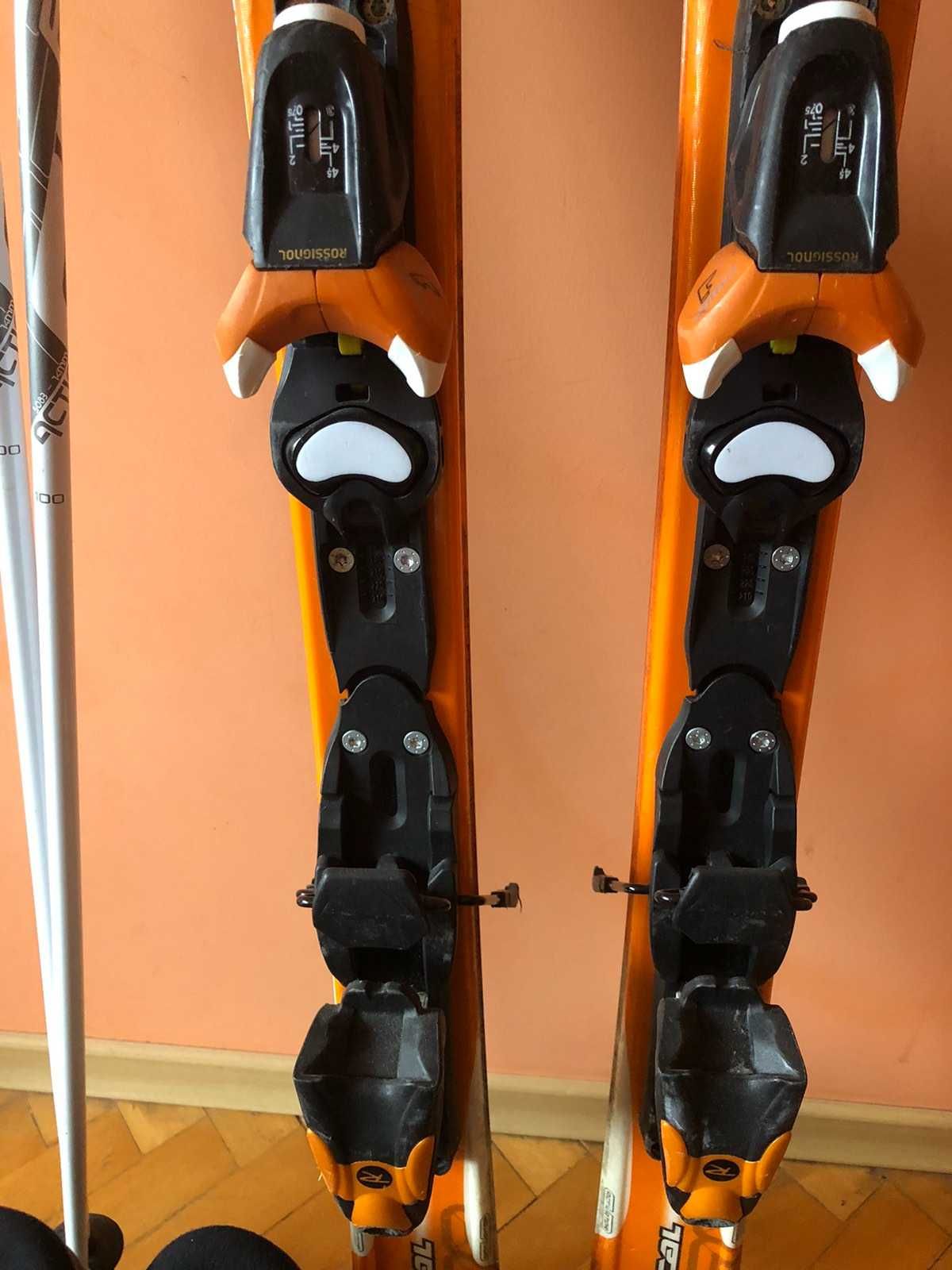 Комплект ски Rossignol, ски обувки Rossignol и щеки