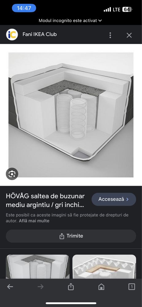 Saltea IKEA Hovag