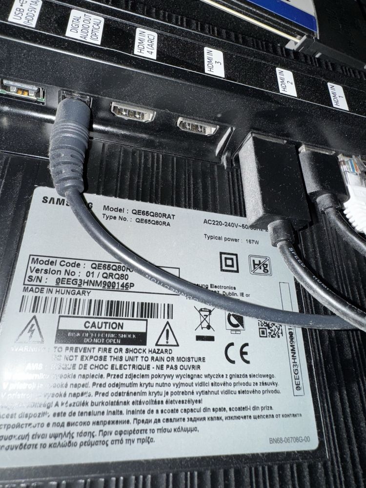 Samsung QE65Q80RAT за части