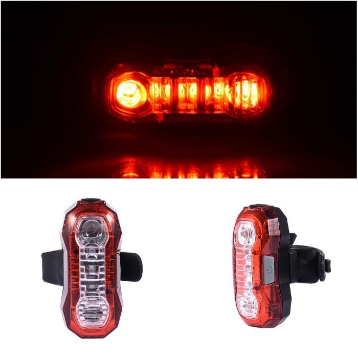 Акумулаторна LED стоп светлина за велосипед колело – 120 lumen, IPX65