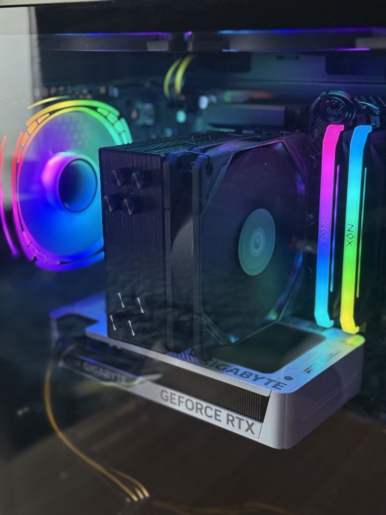 Игровой пк Rtx 5060 + i5 14400 +32gb ddr5 2 монитора. можно в рассрочк
