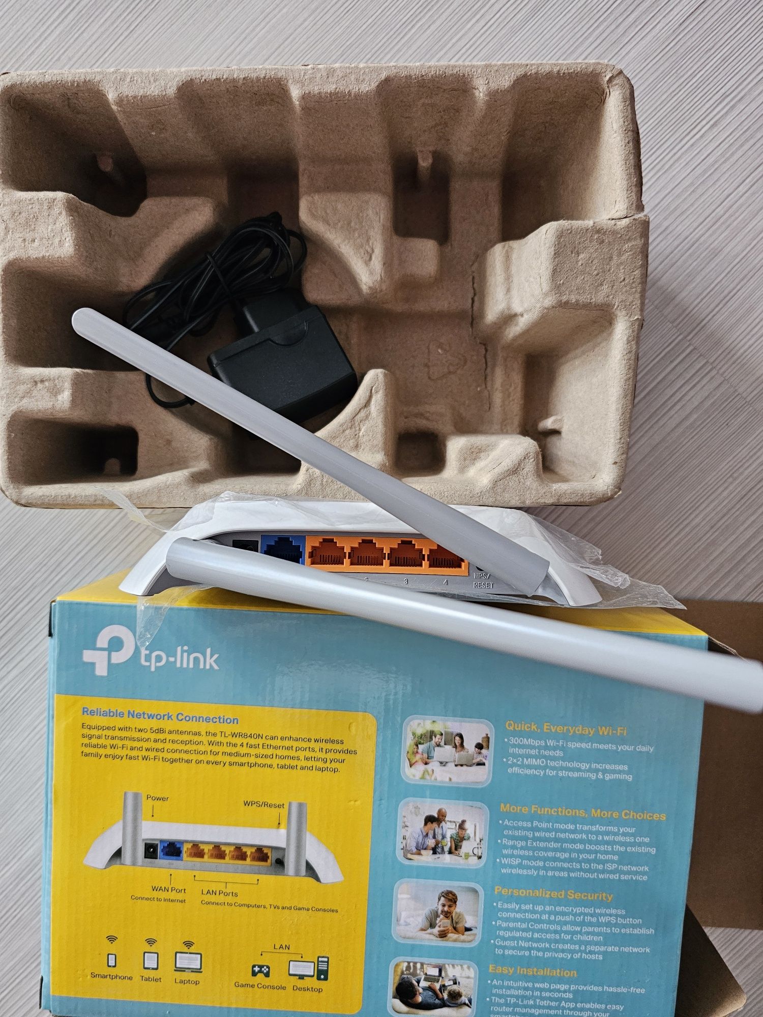 Рутер Wi-Fi  TP-LINK TL-WR840N