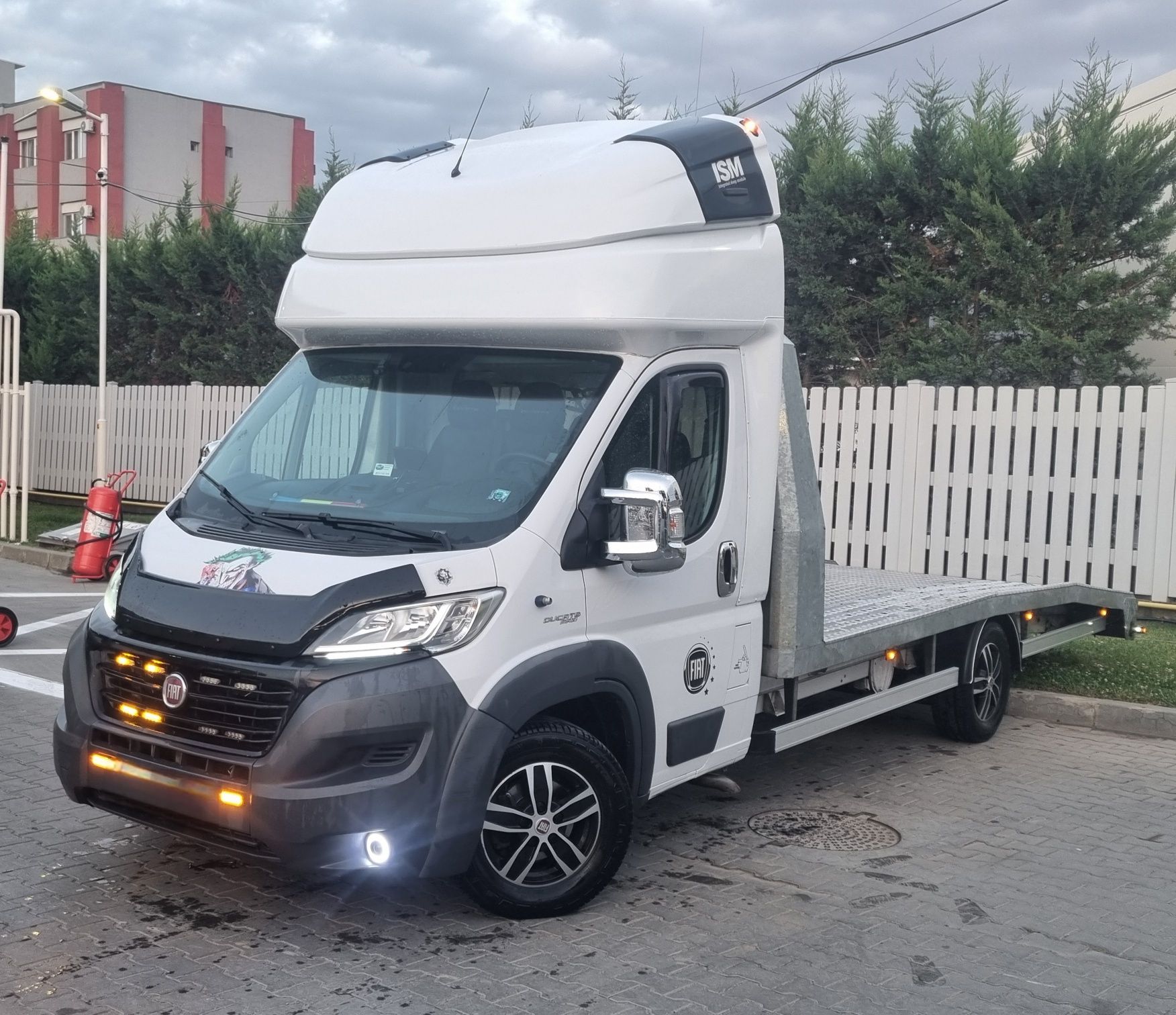 Fiat Ducato Autoplatforma BA 14 Pat Ac PLASMA Tesla Troliu  Nu Iveco