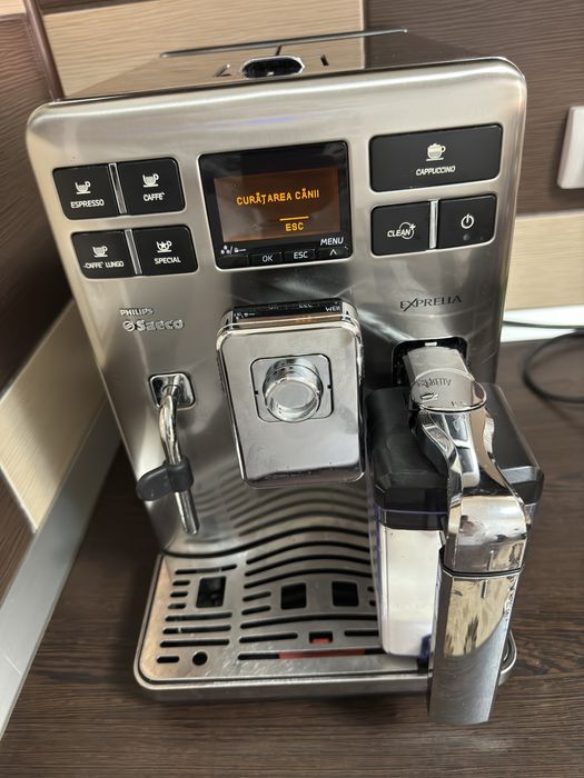 Saeco Philips Exprelia espressor cafea latte macchiato cappuccino inox