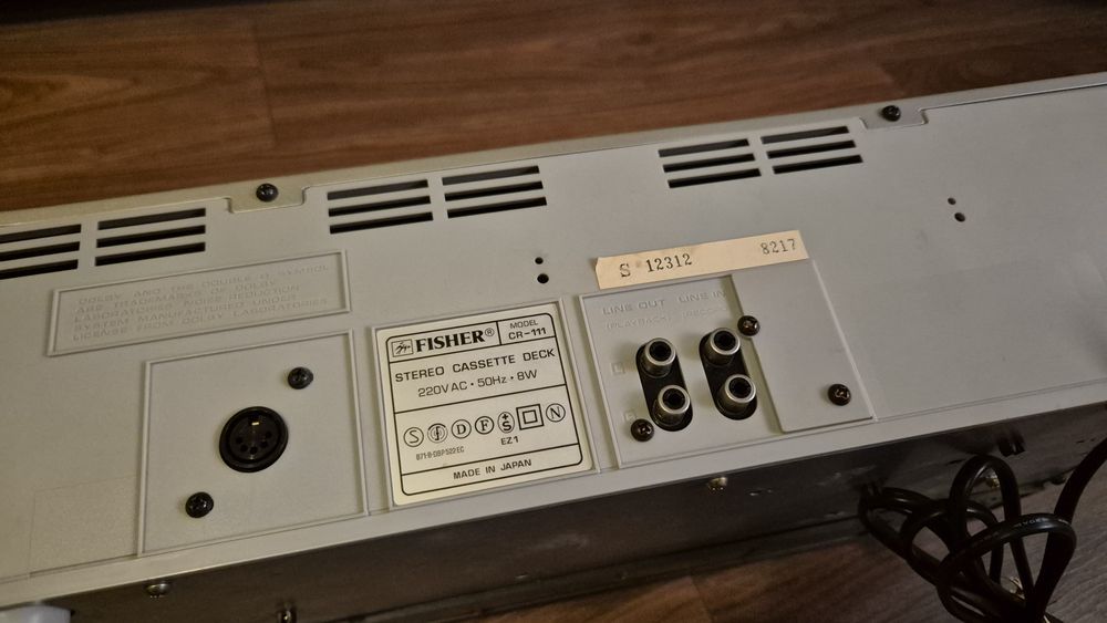 Casetofon DECK Fisher CR-111  made in Japan