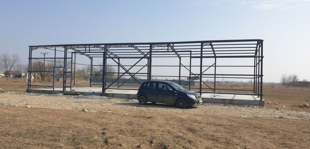 Vand și construiesc  o gama larga de hale sau structuri metalice  noi