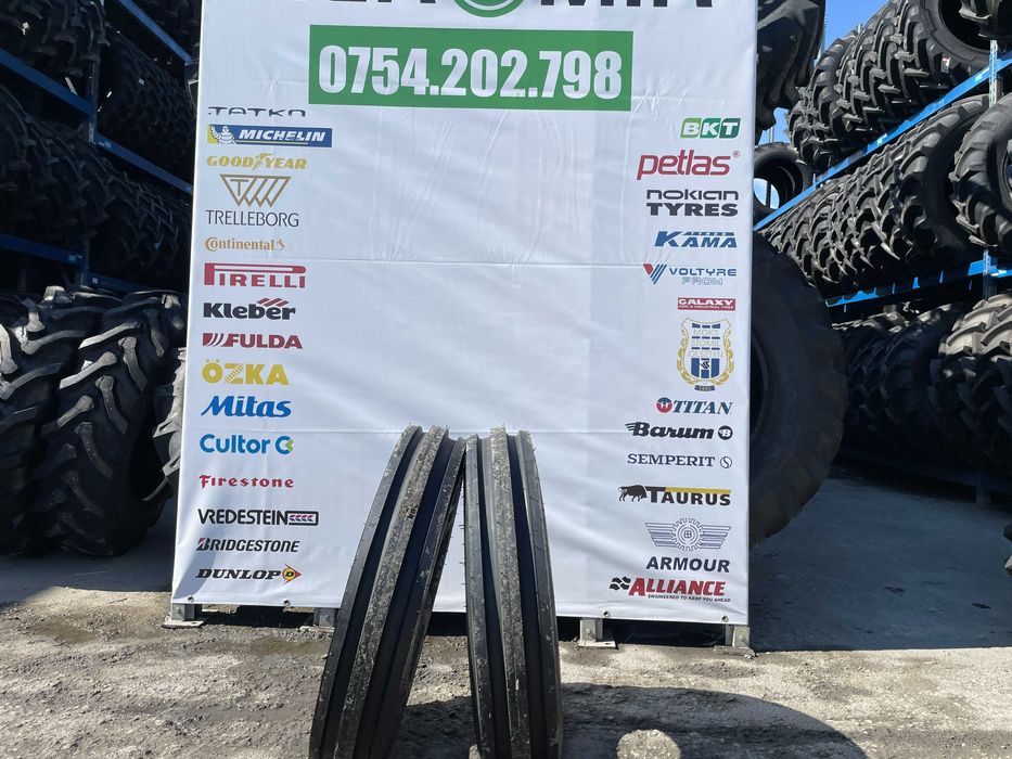 Cauiciucuri marca MRL cu 8PR groase pentru tractor fata 7.50-18