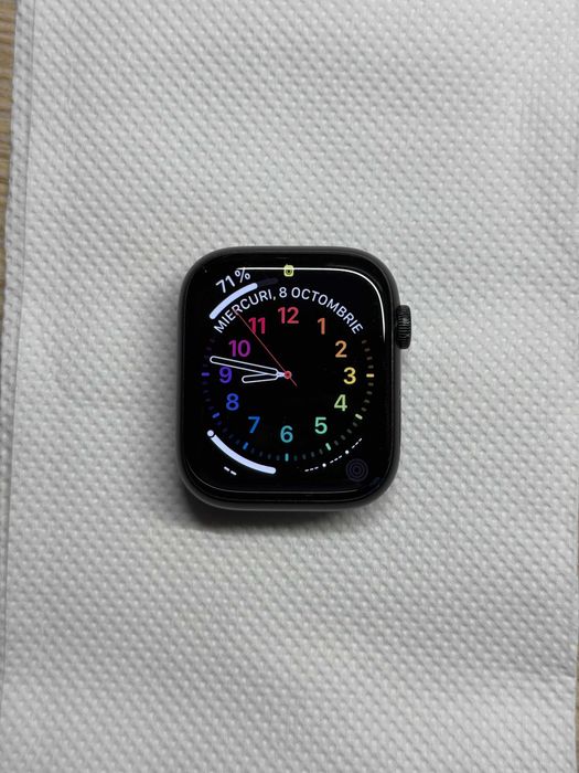 Apple Watch seria 7 (45mm) Midnight