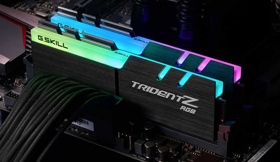 G.SKILL TridentZ RGB 32GB[4x8] or 16GB(2X8) DDR4 3600MHz CL18-22-22-42
