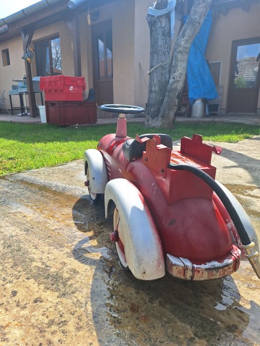 Mașină de transport pentru pompieri din metal și plastic Baghera