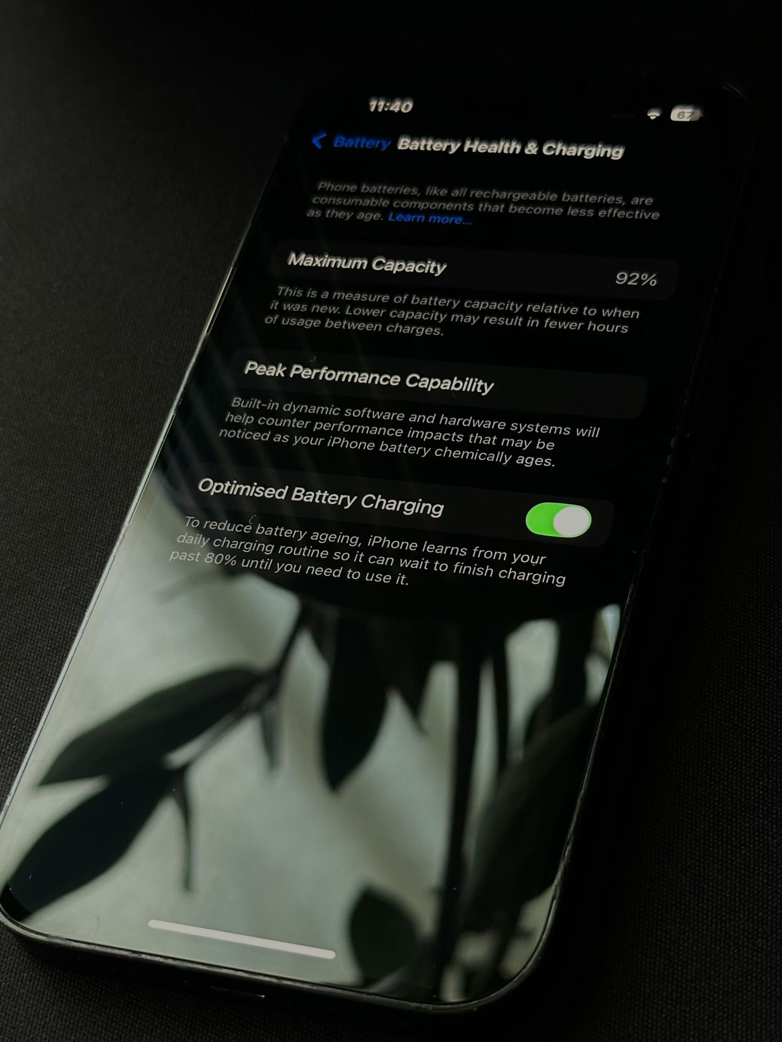 Apple iPhone 14 Pro 92% BH 128GB  - Space Black