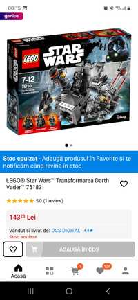 Lego 75183 incomplet