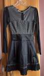 Rochie neagra de iarna