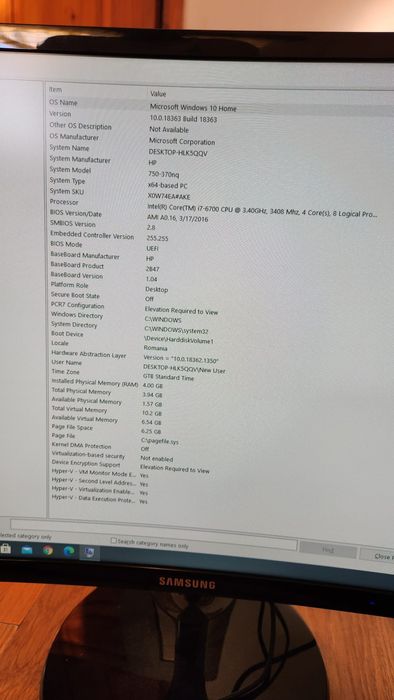 PC HP ,monitor,mouse,casti