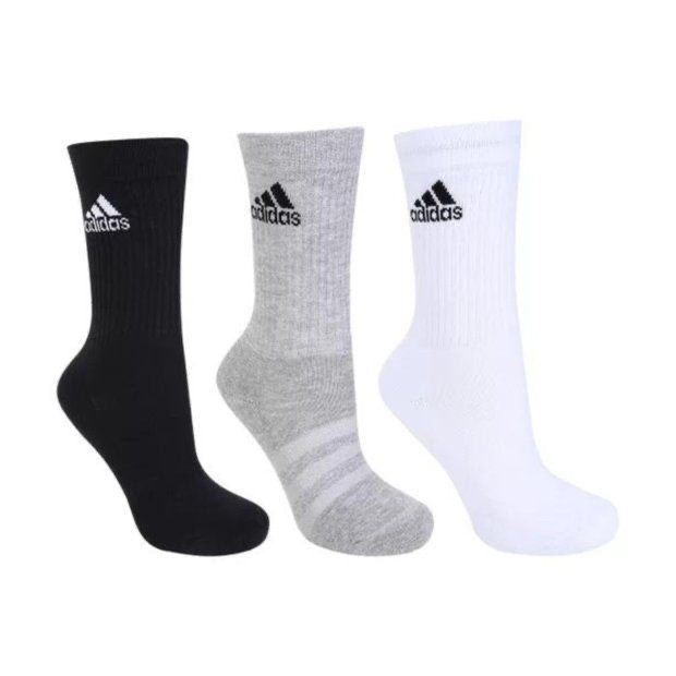 Sosete Adidas Crew Set 3 Perechi Noi Originale (40-42; 43-45)