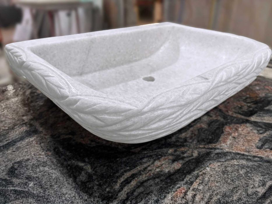 Мивки от естествен камък, ръчна изработка