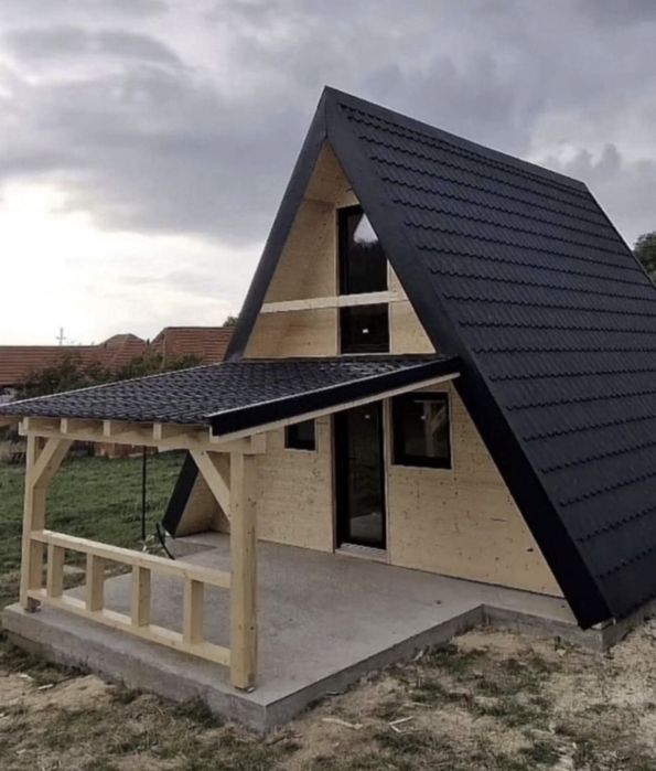 Cabane tip A frame