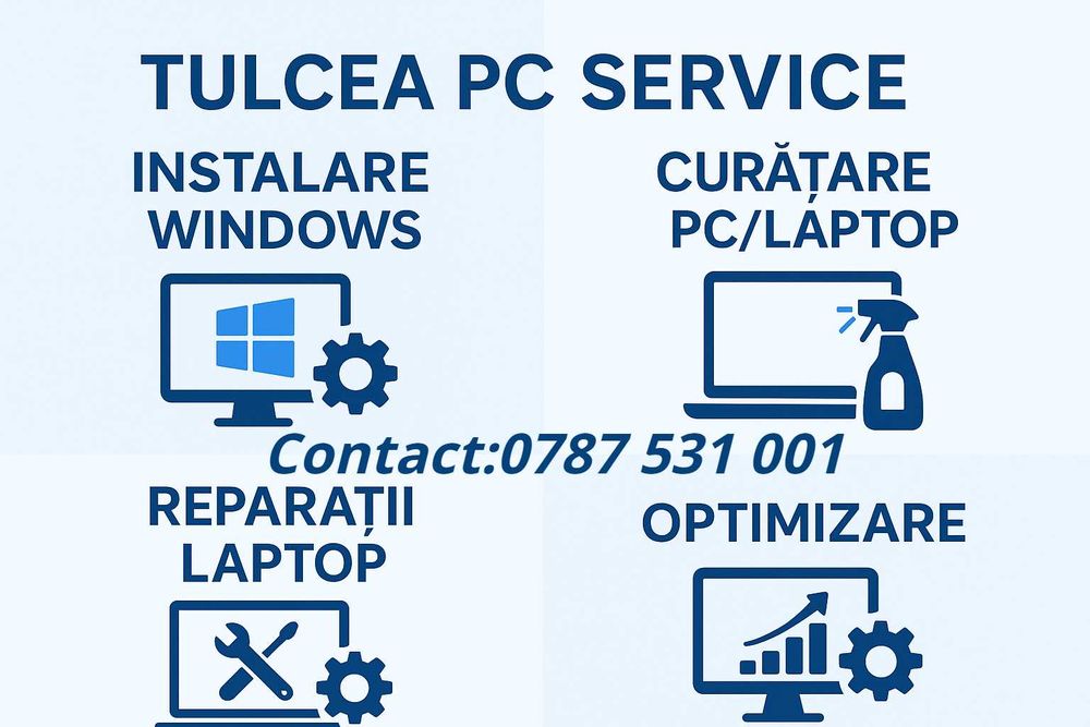 Servicii IT – Instalare Windows, Curățare PC/Laptop, Reparații