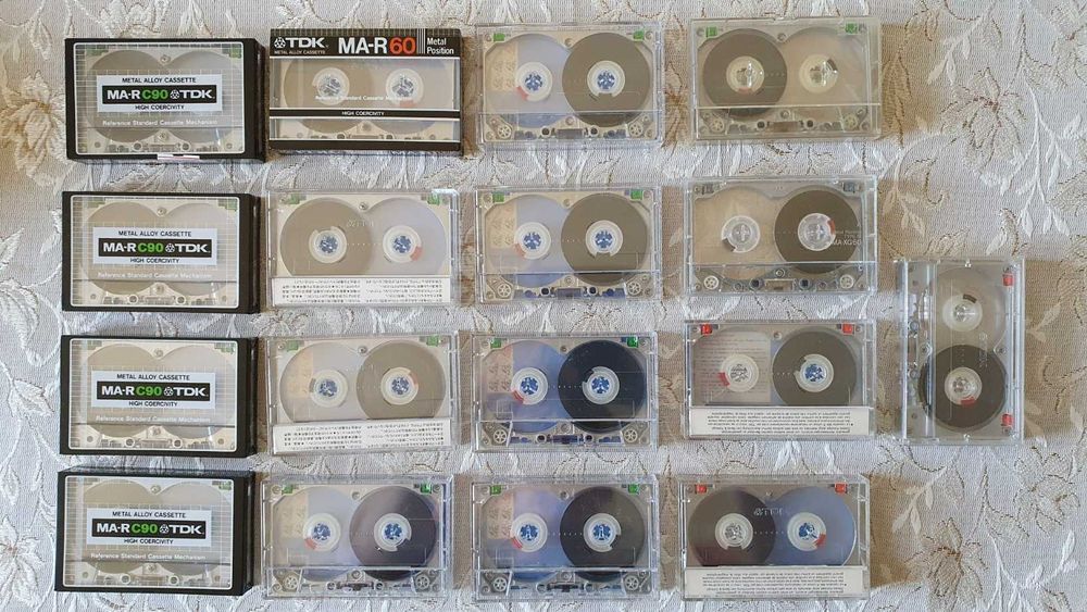 Нови аудио касети TDK MA-R,  Sony, Fuji, Denon, BASF, JVC, Maxell
