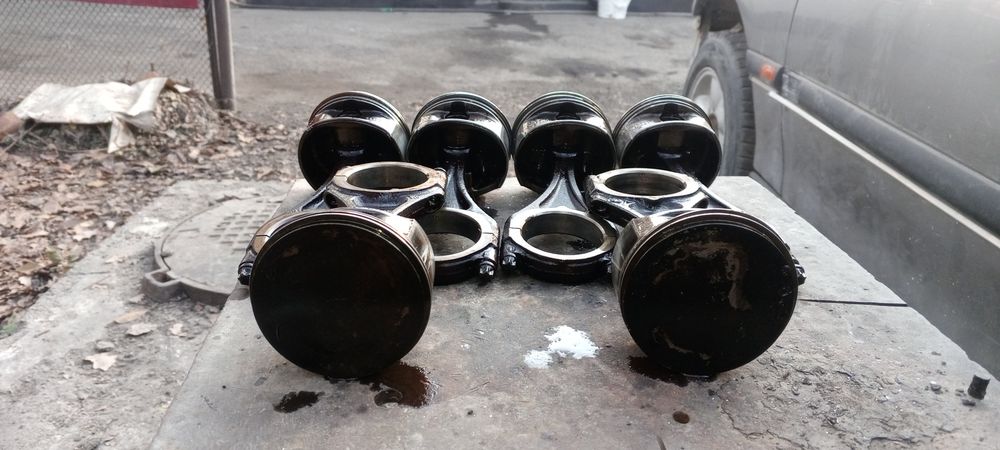 Шатуны. Теплообменник. Резина