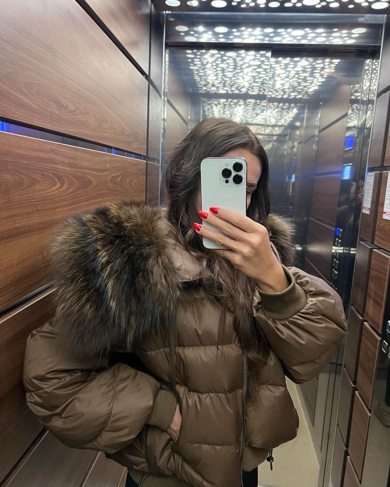 Яке с ествена косъм Лисица