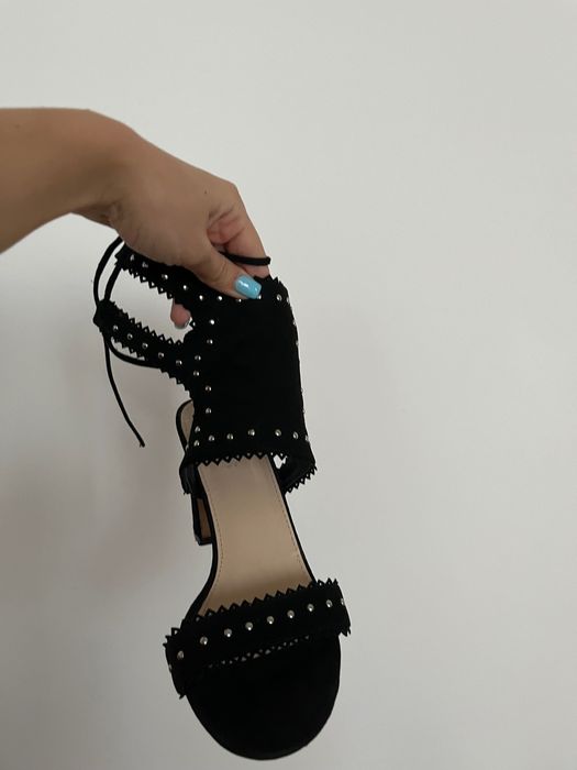 Летни сандали (велур)