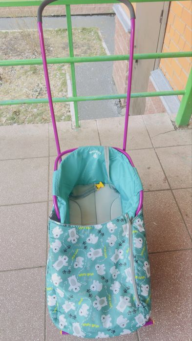 Зимние санки на колесах