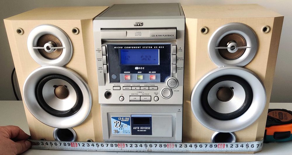 JVC UX M 55 muzica CD tuner caseta amplif boxe muzica