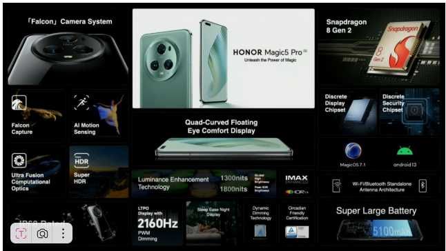 honor magic 5pro